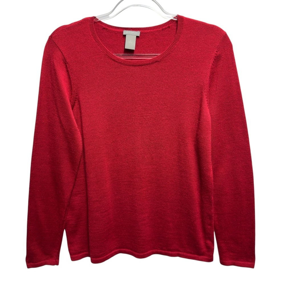 Merino Wool Knit Sweater Layering Pullover Jumper